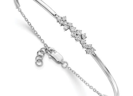 14k White Gold Bracelets Style BM8402 - Classique Jewelry Inc.