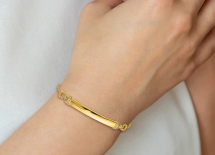 14k Yellow Gold Bracelets Style BM8558 - Classique Jewelry Inc.
