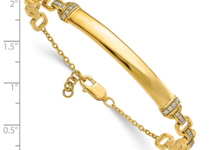 14k Yellow Gold Bracelets Style BM8559 - Classique Jewelry Inc.