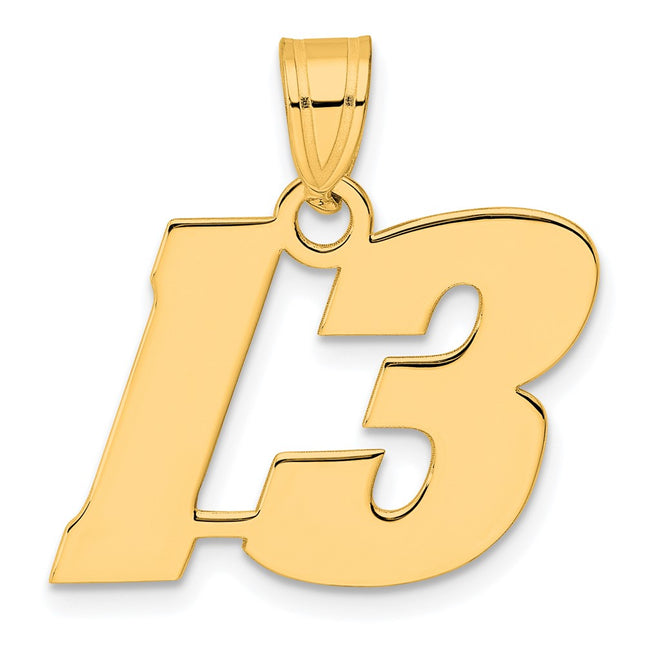 14k Yellow Gold Pendants Style BN13 - Classique Jewelry Inc.
