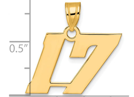 14k Yellow Gold Pendants Style BN17 - Classique Jewelry Inc.
