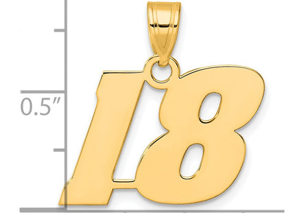 14k Yellow Gold Pendants Style BN18 - Classique Jewelry Inc.