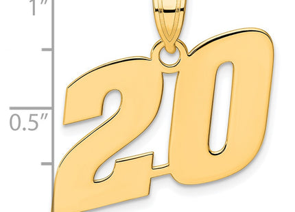 14k Yellow Gold Pendants Style BN20 - Classique Jewelry Inc.