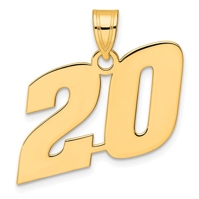 14k Yellow Gold Pendants Style BN20 - Classique Jewelry Inc.