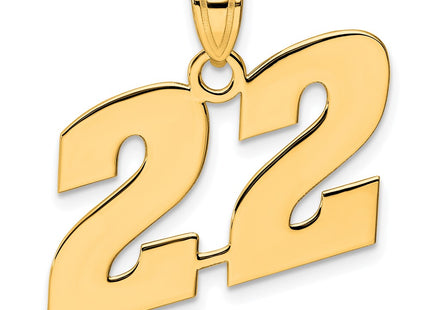 14k Yellow Gold Pendants Style BN22 - Classique Jewelry Inc.