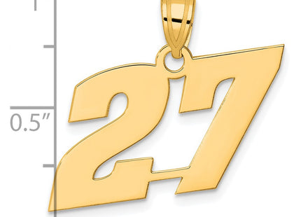 14k Yellow Gold Pendants Style BN27 - Classique Jewelry Inc.