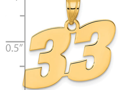 14k Yellow Gold Pendants Style BN33 - Classique Jewelry Inc.