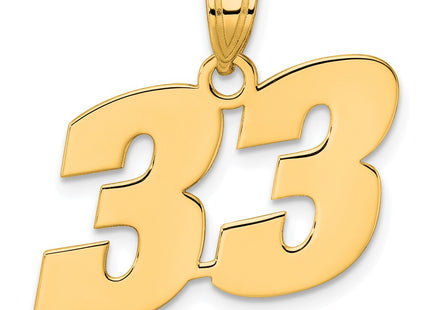 14k Yellow Gold Pendants Style BN33 - Classique Jewelry Inc.