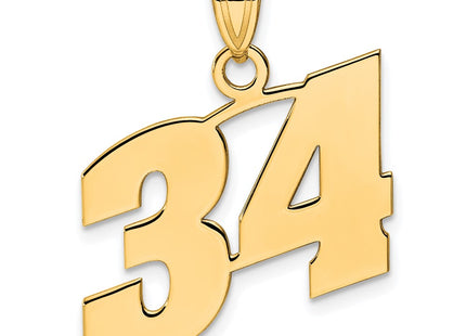 14k Yellow Gold Pendants Style BN34 - Classique Jewelry Inc.