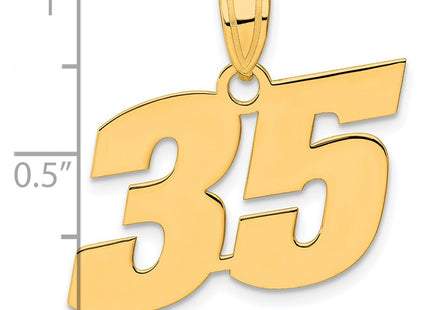 14k Yellow Gold Pendants Style BN35 - Classique Jewelry Inc.