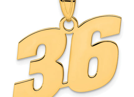 14k Yellow Gold Pendants Style BN36 - Classique Jewelry Inc.