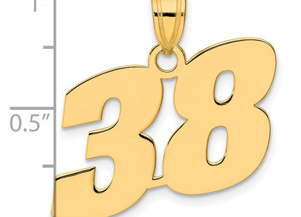 14k Yellow Gold Pendants Style BN38 - Classique Jewelry Inc.