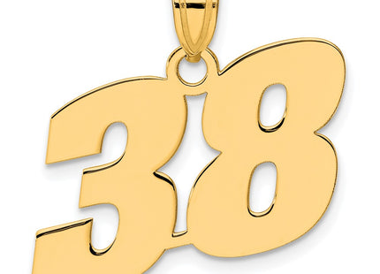 14k Yellow Gold Pendants Style BN38 - Classique Jewelry Inc.