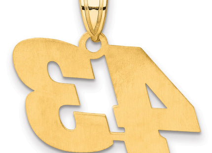 14k Yellow Gold Pendants Style BN43 - Classique Jewelry Inc.