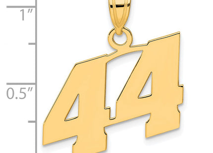 14k Yellow Gold Pendants Style BN44 - Classique Jewelry Inc.