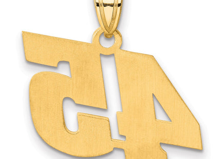 14k Yellow Gold Pendants Style BN45 - Classique Jewelry Inc.