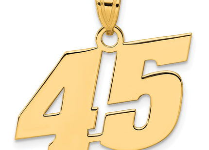 14k Yellow Gold Pendants Style BN45 - Classique Jewelry Inc.