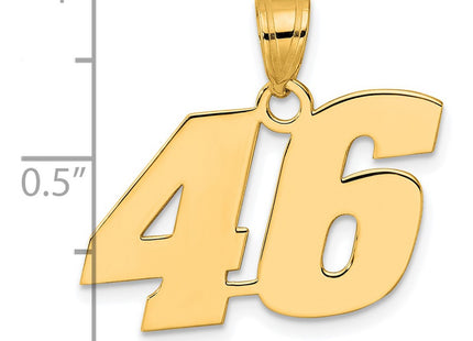 14k Yellow Gold Pendants Style BN46 - Classique Jewelry Inc.