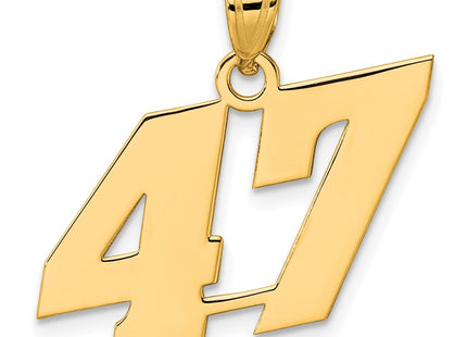 14k Yellow Gold Pendants Style BN47 - Classique Jewelry Inc.