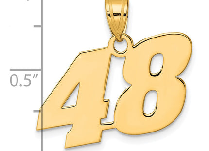 14k Yellow Gold Pendants Style BN48 - Classique Jewelry Inc.