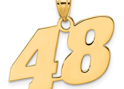 14k Yellow Gold Pendants Style BN48 - Classique Jewelry Inc.