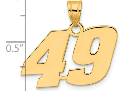 14k Yellow Gold Pendants Style BN49 - Classique Jewelry Inc.