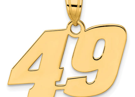 14k Yellow Gold Pendants Style BN49 - Classique Jewelry Inc.