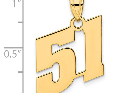 14k Yellow Gold Pendants Style BN51 - Classique Jewelry Inc.