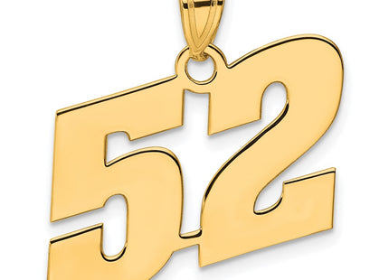 14k Yellow Gold Pendants Style BN52 - Classique Jewelry Inc.