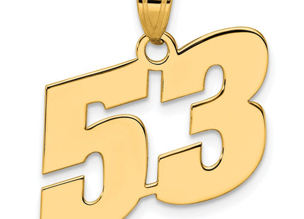 14k Yellow Gold Pendants Style BN53 - Classique Jewelry Inc.