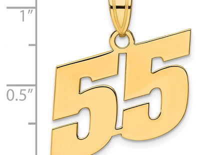 14k Yellow Gold Pendants Style BN55 - Classique Jewelry Inc.