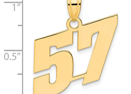 14k Yellow Gold Pendants Style BN57 - Classique Jewelry Inc.