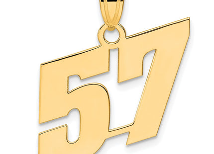 14k Yellow Gold Pendants Style BN57 - Classique Jewelry Inc.