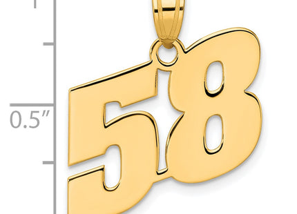 14k Yellow Gold Pendants Style BN58 - Classique Jewelry Inc.