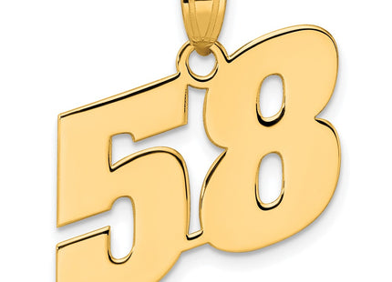 14k Yellow Gold Pendants Style BN58 - Classique Jewelry Inc.