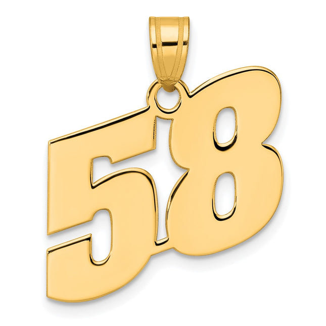 14k Yellow Gold Pendants Style BN58 - Classique Jewelry Inc.
