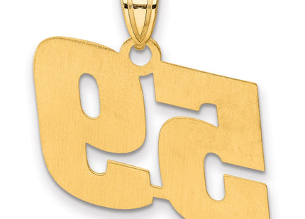 14k Yellow Gold Pendants Style BN59 - Classique Jewelry Inc.