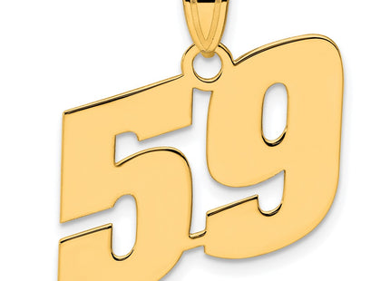 14k Yellow Gold Pendants Style BN59 - Classique Jewelry Inc.