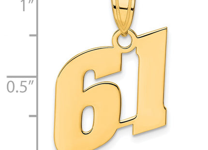 14k Yellow Gold Pendants Style BN61 - Classique Jewelry Inc.