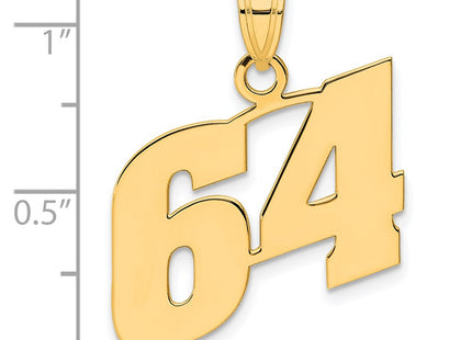 14k Yellow Gold Pendants Style BN64 - Classique Jewelry Inc.