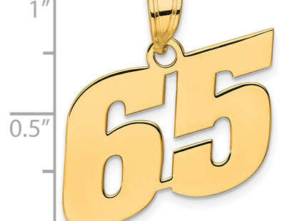 14k Yellow Gold Pendants Style BN65 - Classique Jewelry Inc.