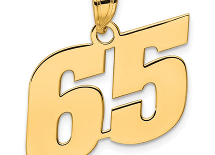 14k Yellow Gold Pendants Style BN65 - Classique Jewelry Inc.