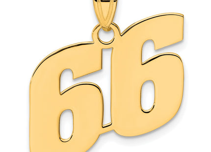 14k Yellow Gold Pendants Style BN66 - Classique Jewelry Inc.