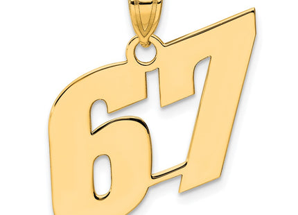 14k Yellow Gold Pendants Style BN67 - Classique Jewelry Inc.