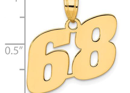 14k Yellow Gold Pendants Style BN68 - Classique Jewelry Inc.