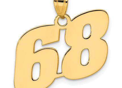 14k Yellow Gold Pendants Style BN68 - Classique Jewelry Inc.