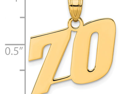 14k Yellow Gold Pendants Style BN70 - Classique Jewelry Inc.