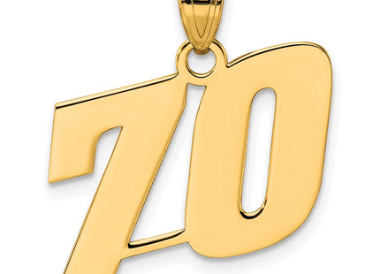 14k Yellow Gold Pendants Style BN70 - Classique Jewelry Inc.