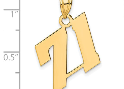 14k Yellow Gold Pendants Style BN71 - Classique Jewelry Inc.