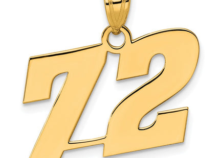 14k Yellow Gold Pendants Style BN72 - Classique Jewelry Inc.